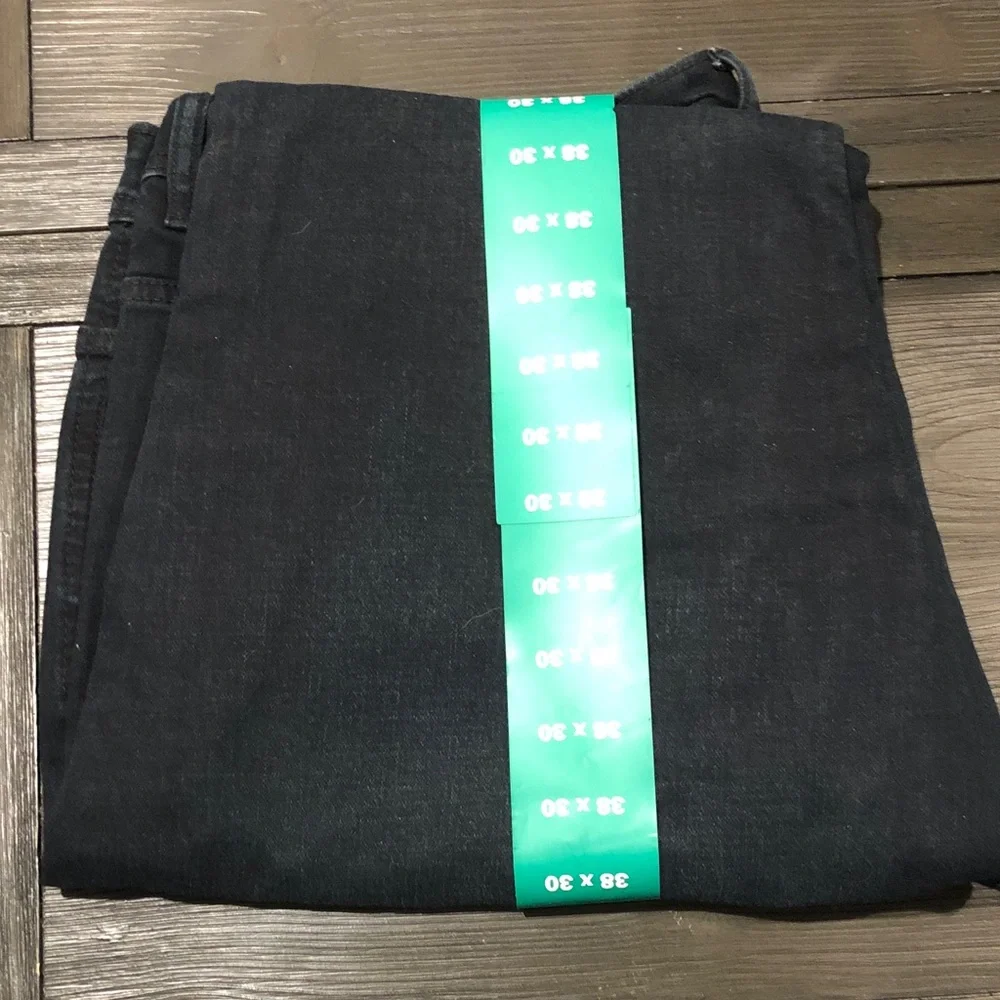 Buffalo David Bitton Men’s Black Straight Stretch Jeans
